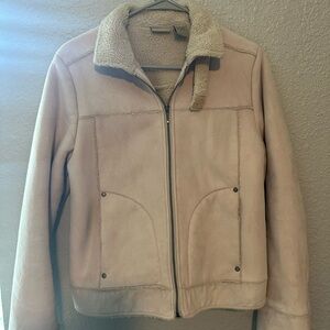 Ruffhewn Sherpa Linen Moto Jacket